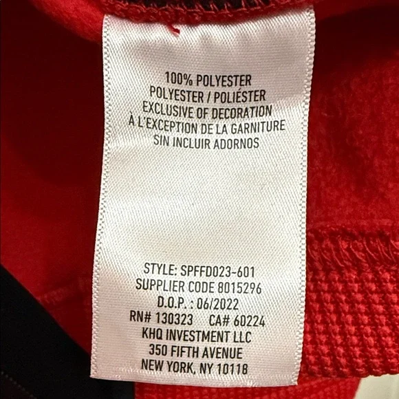 NWT Spyder Men's Performance Jacket in Red and Black size small - Picture 11 of 16